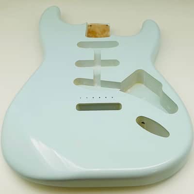 Show Me Nitro Finishes 4lbs 2oz Nitro Lacquer S-Style - Faded Sonic Blue image 2