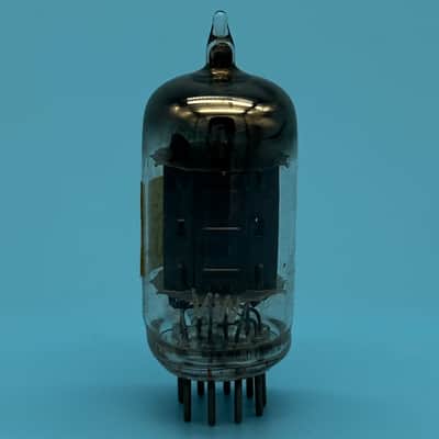 1950s RCA 5963 12AU7 ECC82 Vintage Long Black Plate D Getter Preamp Tube! T311 image 3
