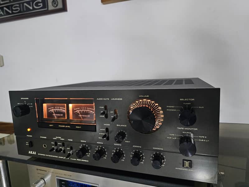 Akai AM-2950 Stereo Amplifier Operational Very Rare | Reverb