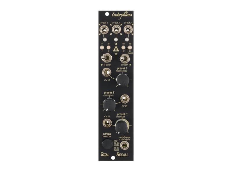 Endorphin.es Total Recall Preset Manager + Macro Controller (Black) [USED] image 1