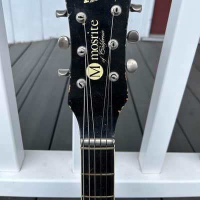 1965 Mosrite Ventures Mark I Electric Guitar - Black image 4