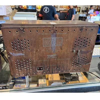 Zenith 1950s Model S-40191 Wood High Fidelity AM/FM Tube Radio - Works (Pre-Owned/AS IS) image 2