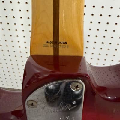 Fender Stratocaster MIJ 1992-1993 - Red Made in Japan Original Contour Body w/Synchronized Tremolo image 15
