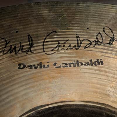 13" Sabian HH Signature Hi Hat Pair Cymbal Set Hats David Garibaldi 2000s - Brilliant Shiny image 5