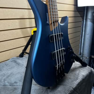 Ibanez EHB Ergonomic Headless Bass Guitar - Arctic Ocean Matte w/Gig Bag & PLEK*D #268 image 2