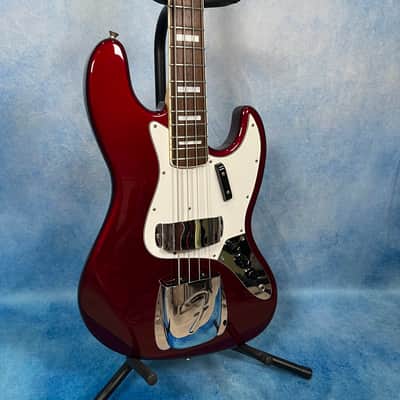 2006 Fender JB-75 US Jazz Bass Old Candy Apple Red, Crafted in Japan, CIJ image 2
