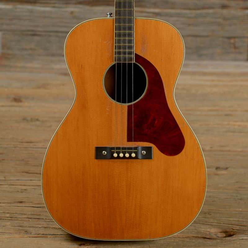 Harmony Sovereign H1201 Tenor Guitar Natural 1960s image 1