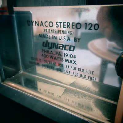 ⭐ Fully Serviced / Custom Built Amp - DYNACO 120 Stereo Power Amplifier 60 WPC + volume control ⭐ image 5