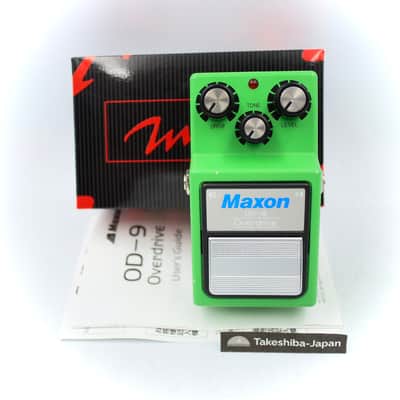 Maxon OD-9 Overdrive With Original Box Made in Japan Guitar Effect Pedal 226N00109 image 1