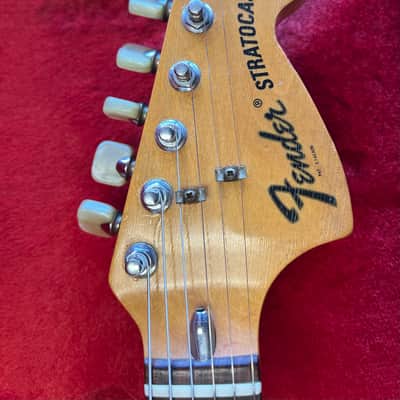 1973 Fender Stratocaster Hardtail with 3-Bolt Neck, Rosewood Fretboard 1971 - 1977 - Olympic White image 20