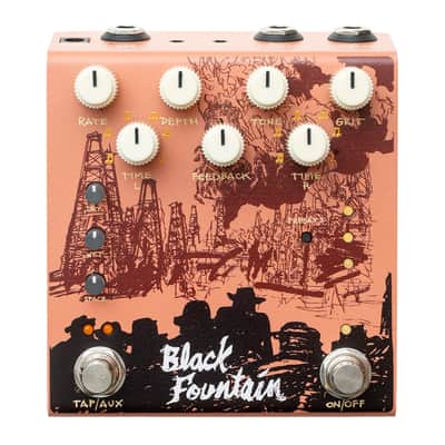 OBNE Black Fountain Pedal V4-Cream *Ships Today* image 12