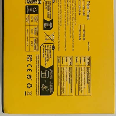 Donner X Third Man Hardware Multi-Effect Pedal Triple Threat For Electric Guitar image 4
