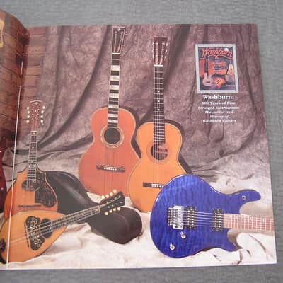 Washburn Catalog  1996 - Excellent condition! Dimebag, Nuno, Hagar, etc. image 3