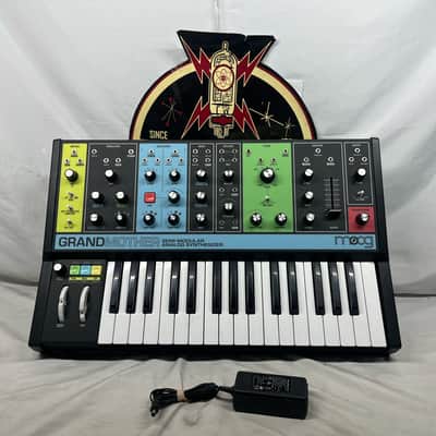 Moog Grandmother 32-Key Semi-Modular Analog Synthesizer with Power Supply