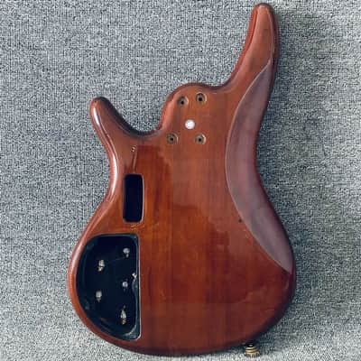 Brown 5 String Bass Basswood Body DIY Project image 5