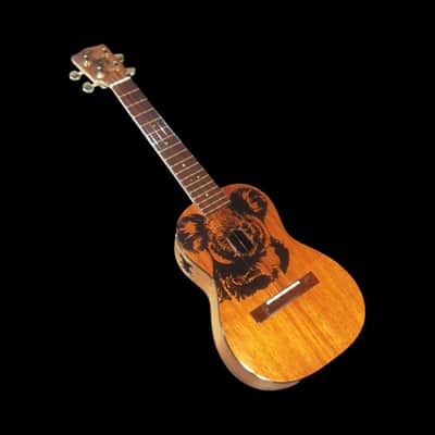 Jazz Hat Music Solid Koa Tenor Ukulele - Koala Bear - SCJ Jazz Hat #119 2025 - French Polish Gloss image 1