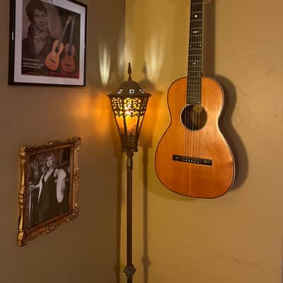 George Bauer Antique circa 1900 Parlor Guitar 1890-1910 - Shellac image 1