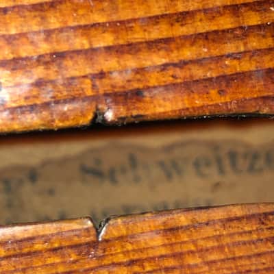 Schweitzer Violin 4/4 Size with Case & Bow - Pre Owned image 19