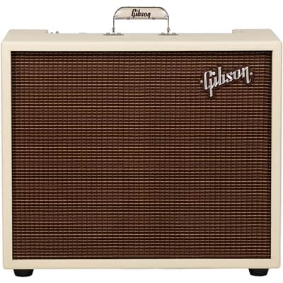 Gibson Dual Falcon 20 2x10 Combo Amplifier Cream Bronco Vinyl with Oxblood Grille image 1