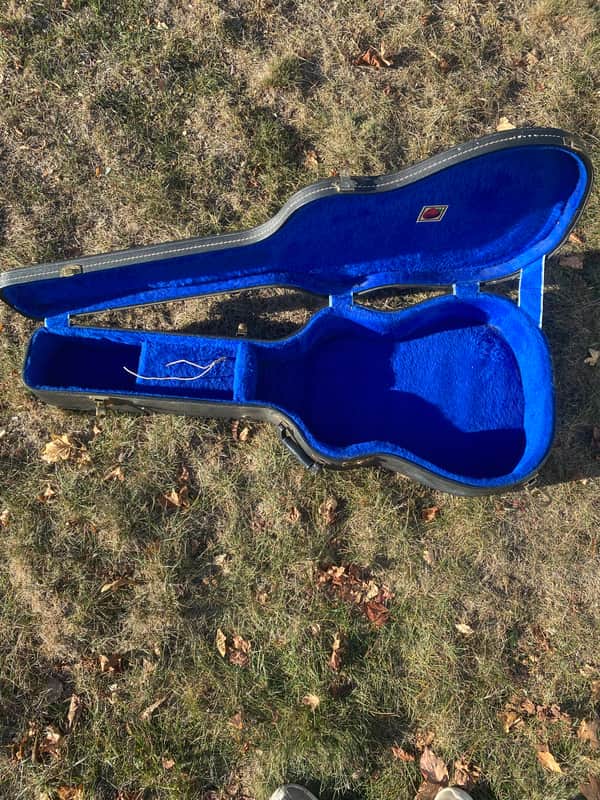 **Vintage** Guild Acoustic Guitar Case - Black Tolex image 1