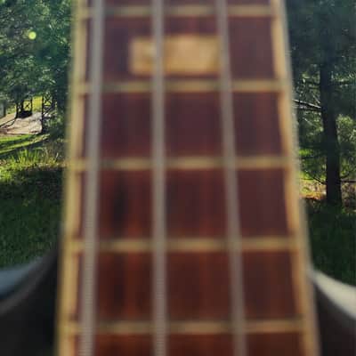 Univox Hi Flyer Bass Tobacco Burst w Speed Bump Pups 1960s Japan image 10