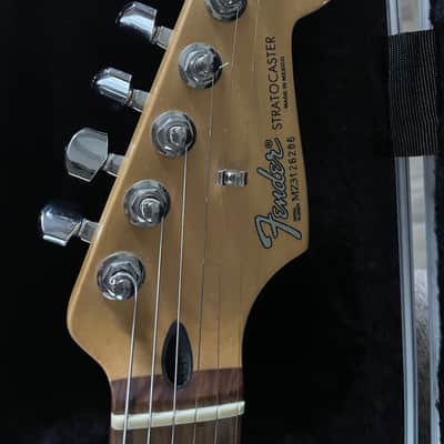 Fender FSR "Splattercaster" Standard Splatter Stratocaster with Rosewood Fretboard 2003 - 2004 - Dakota Red, Graffiti Yellow, Blue Agave, and Orange Drop over Olympic White image 3