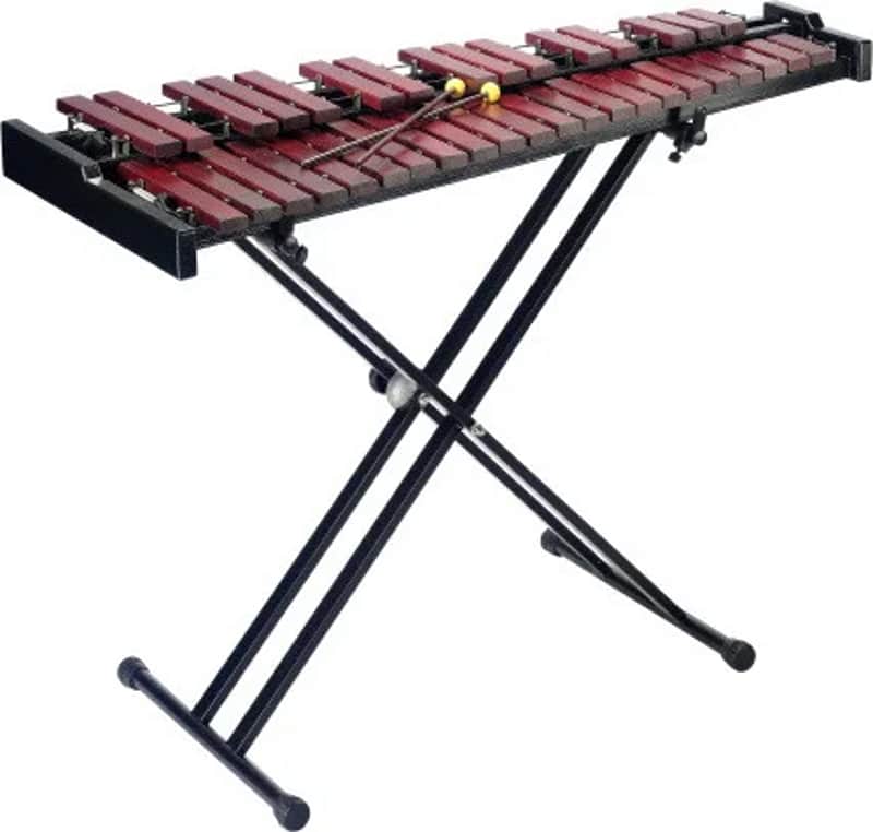 37-key professional desktop xylophone set, with stand image 1