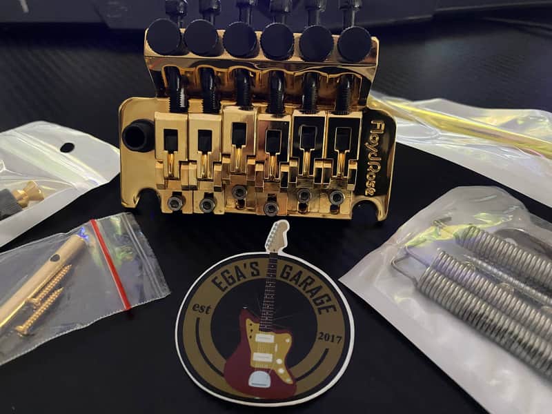 Floyd Rose Original Style Tremolo System FRT - 1000 Gold | Locking Nut Included | DHL Express Delivery Included | image 1