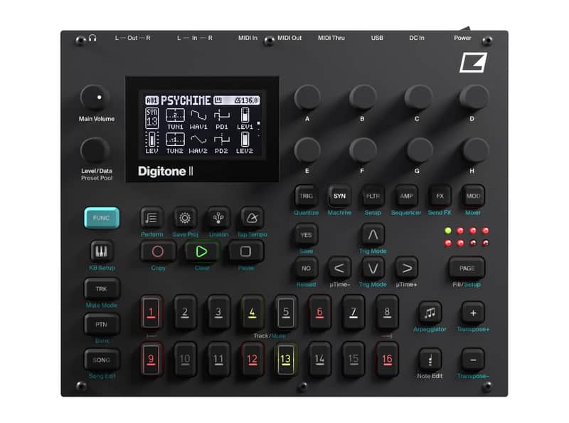 Elektron Digitone II 16-Voice Digital Synthesizer
