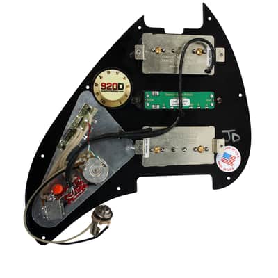 920D Custom Seymour Duncan P-Rails HSH Loaded Pickguard for MusicMan Silhouette imagen 2
