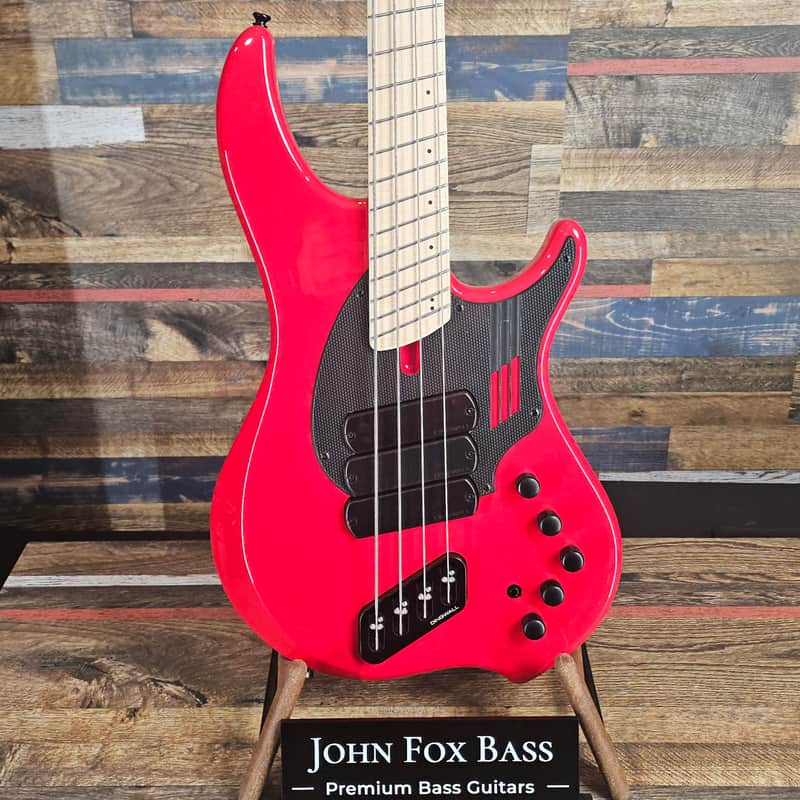 Dingwall Combustion NG3 4-string, Fiesta Red, New 2026 Hardware - IN STOCK