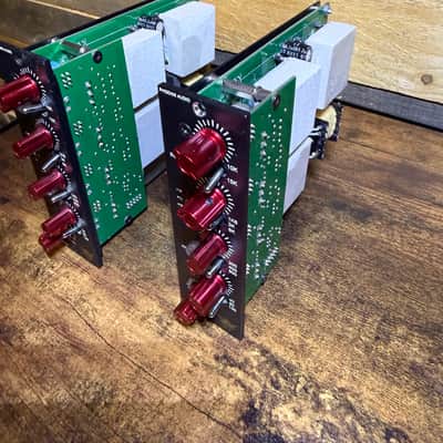 ‘Pair” Produce like a pro Warren Huarts Phoenix Audio DRS-EQ 500 Series Equalizer Module 2010s - Black image 2