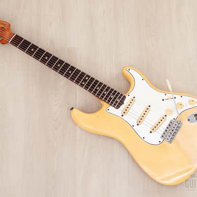 1965 Fender Stratocaster Vintage Guitar Olympic White w/ Case image 12