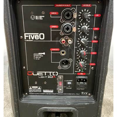 FiveO Duetto Light 10A - PA Speakers Pair - Black - Good image 4