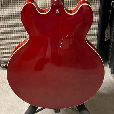 1996 Epiphone Riviera CH - Cherry - Includes OHSC image 2