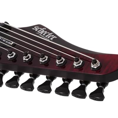 Schecter Reaper-7 Elite Multiscale Blood Burst image 14