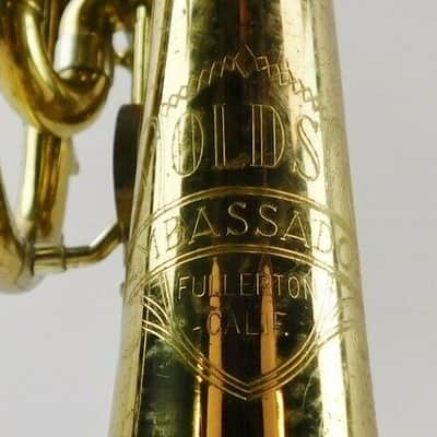 Olds Ambassador Cornet with mouthpiece and case, USA, good condition image 5