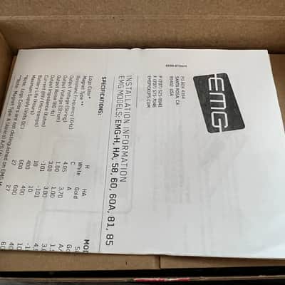 EMG - 81/60 Set - Red - Active - Solderless image 8