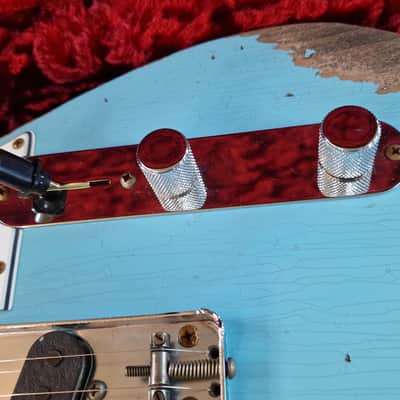 Fender Custom Shop '67 Telecaster Heavy Relic Daphne Blue American Vintage USA 1967 60s Reissue electric guitar image 5