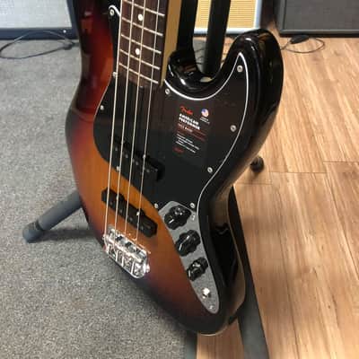 Fender American Performer Jazz Bass 2021 3-Tone Sunburst image 5