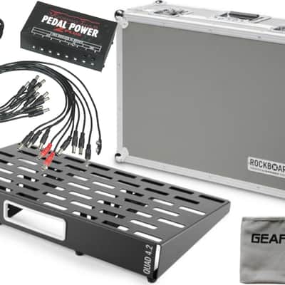 RockBoard QUAD 4.2 - 24.01in x 12.83in Pedalboard w/Flight | Reverb
