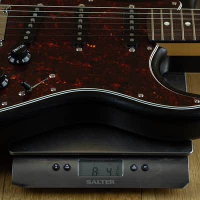 Fender Japan Limited Strat Raw Ash Black JD25008773 image 8