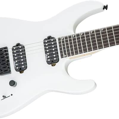 Jackson JS Series Dinky JS32-7 - Snow White with Amaranth Fingerboard image 3