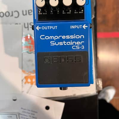 Boss CS-3 Compression Sustainer (Silver Label) 1997 - Present - Blue image 5