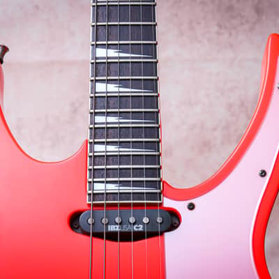 IBANEZ MIJ Power Series 540PII "Fire Alarm Red + Rosewood" (1990) image 4