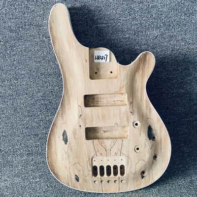 5 String Electric Bass Unfinished Basswood Body image 1
