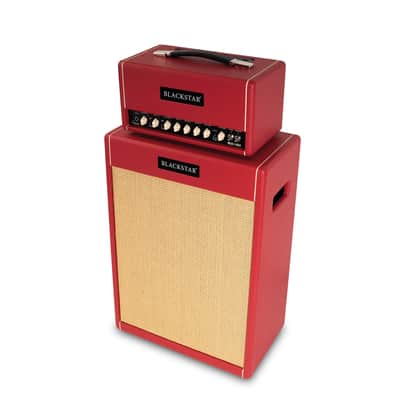 Blackstar St. James TL50 6L6 Toby Lee Signature 2-Channel 50-Watt 2x12" Guitar Amp Half Stack Red image 3