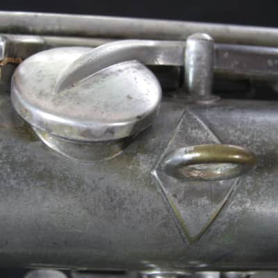 Conn Alto Sax, Vintage, Silverplate ?? 1924/25 ?? Silver image 20