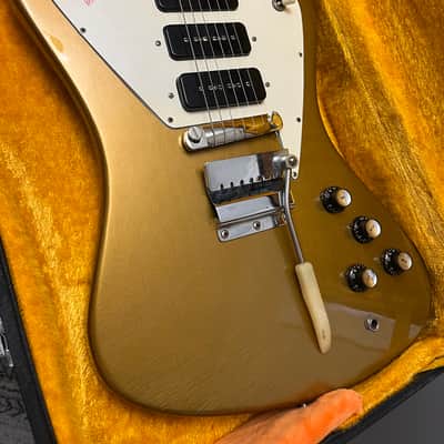 Vintage 1966 Gibson Firebird III Non-Reverse Refin Gold Triple P-90 image 1