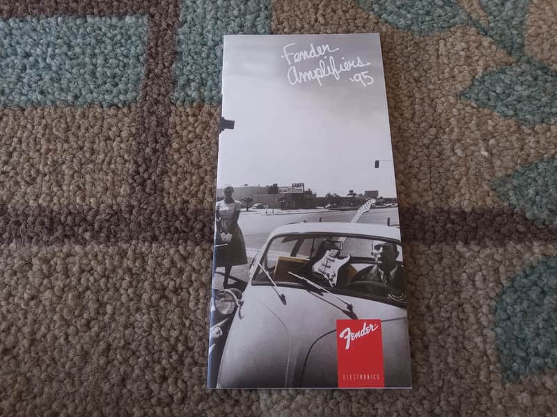 Vintage 1995 Fender Amplifier Catalog! Rare, Original Case Candy, Paperwork! image 1